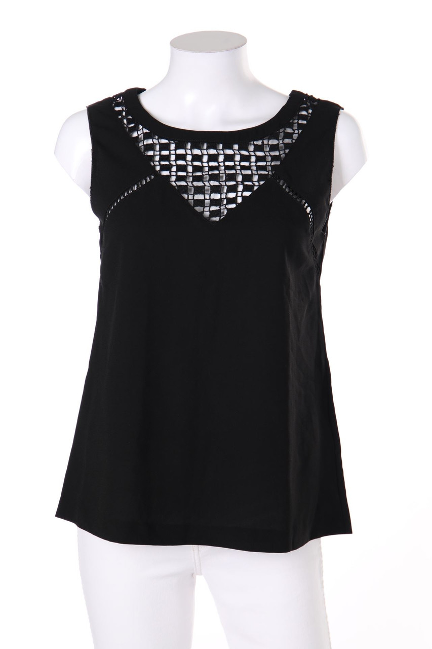 An´ge - Blouse Top with Lace Insert - D 36