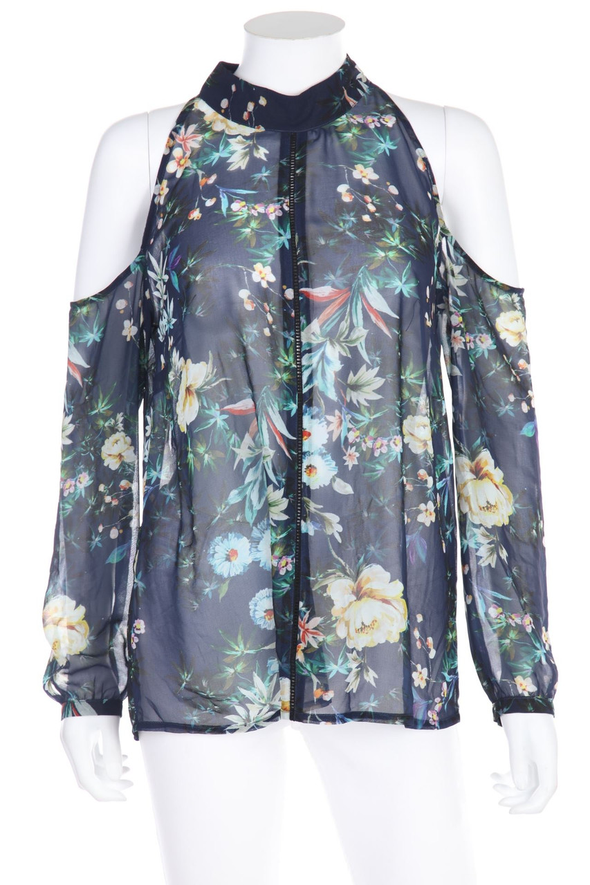 MORGAN - Blouse with Cut-outs - D 40