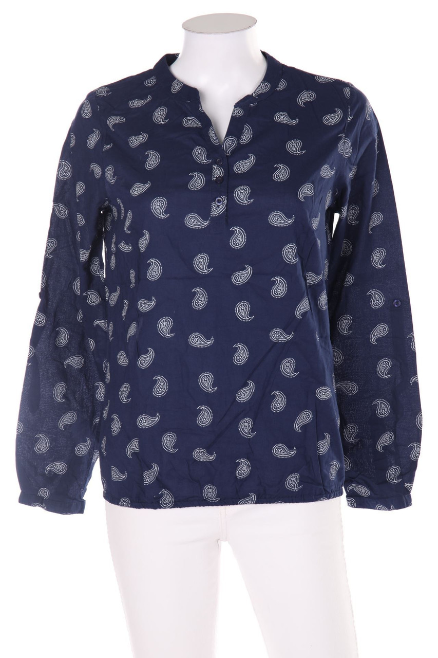 No Label - Blouse with Paisley Print - L