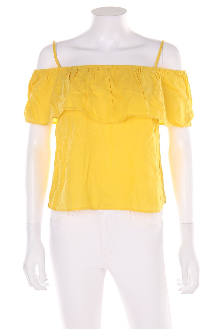 MANOR woman - Volants-Top, Linen-Blend - D 36