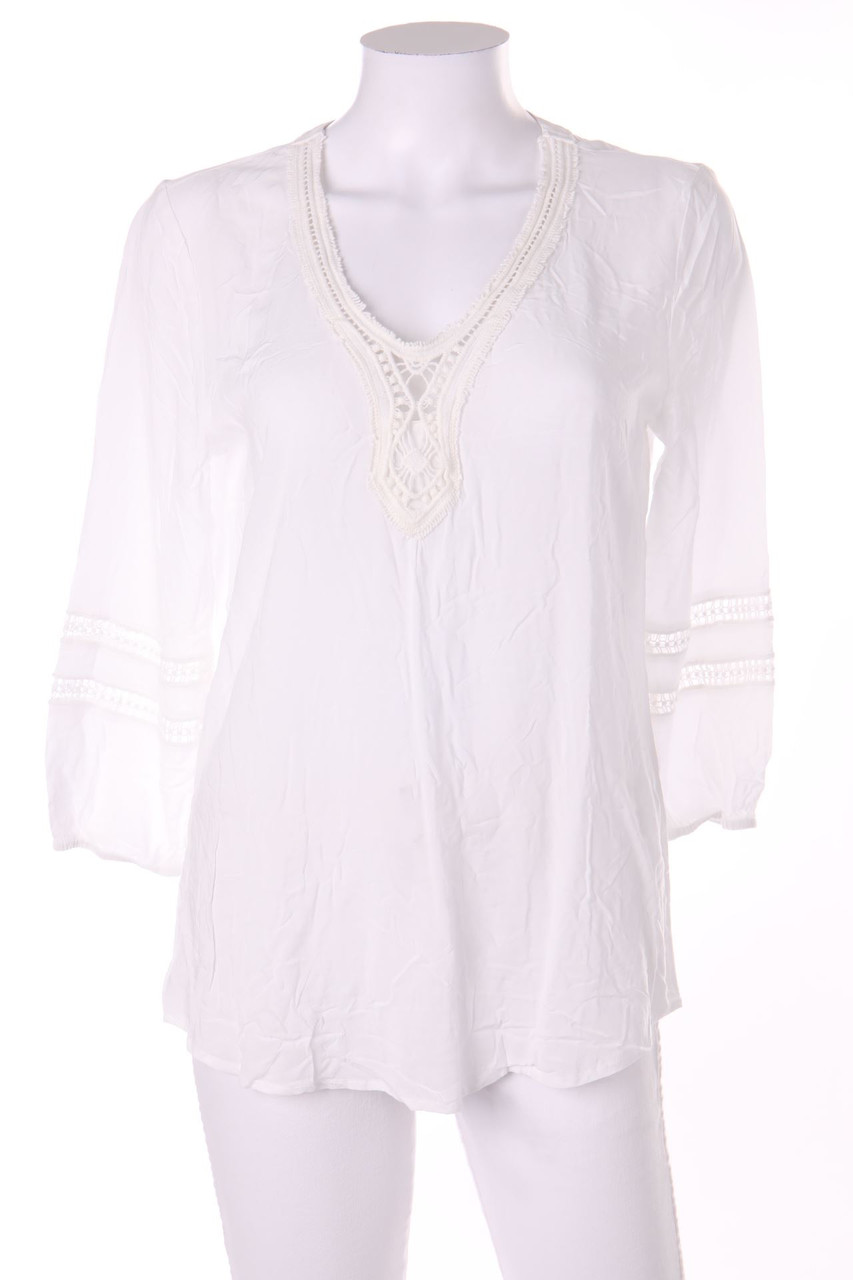 orsay - Tunika-Bluse mit Spitze - D 38