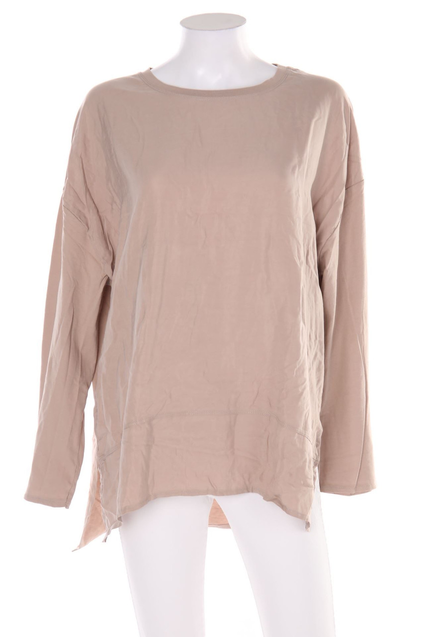 ZARA - Oversize-Longsleeve-Shirt mit überschnittener Schulter - S