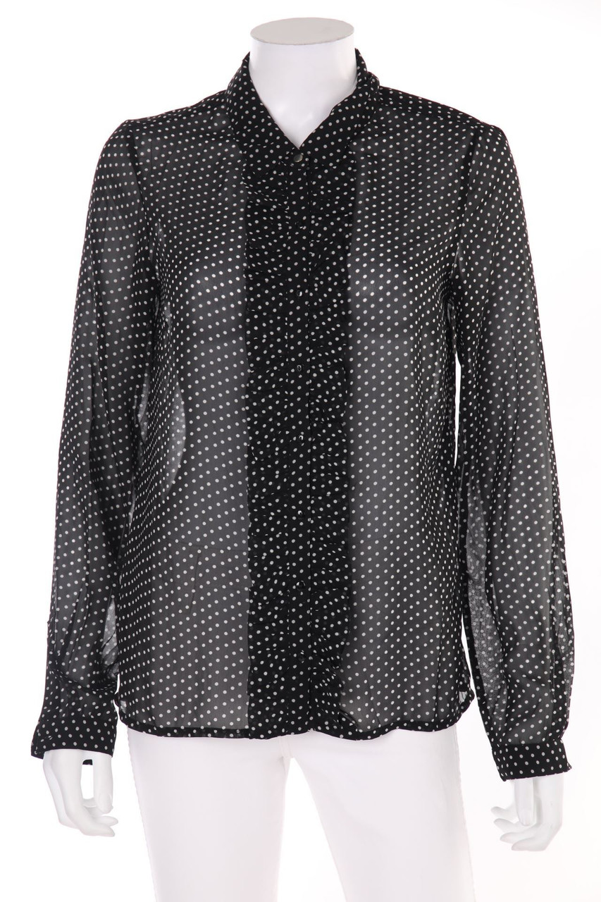 VILA - Hemd-Bluse mit Rüschen - S