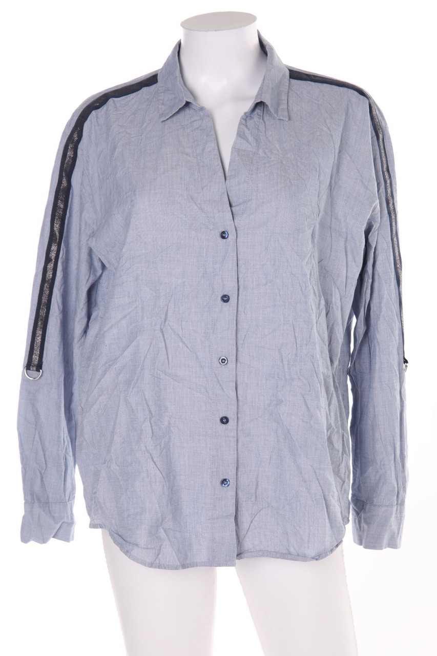 OPUS - Shirt Blouse with Roll-up Sleeves - D 40