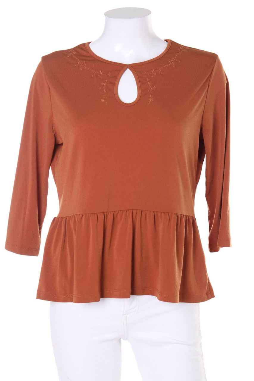 CLOCKHOUSE by C&A - Blouse with 3/4 Sleeve with Embroideries - M