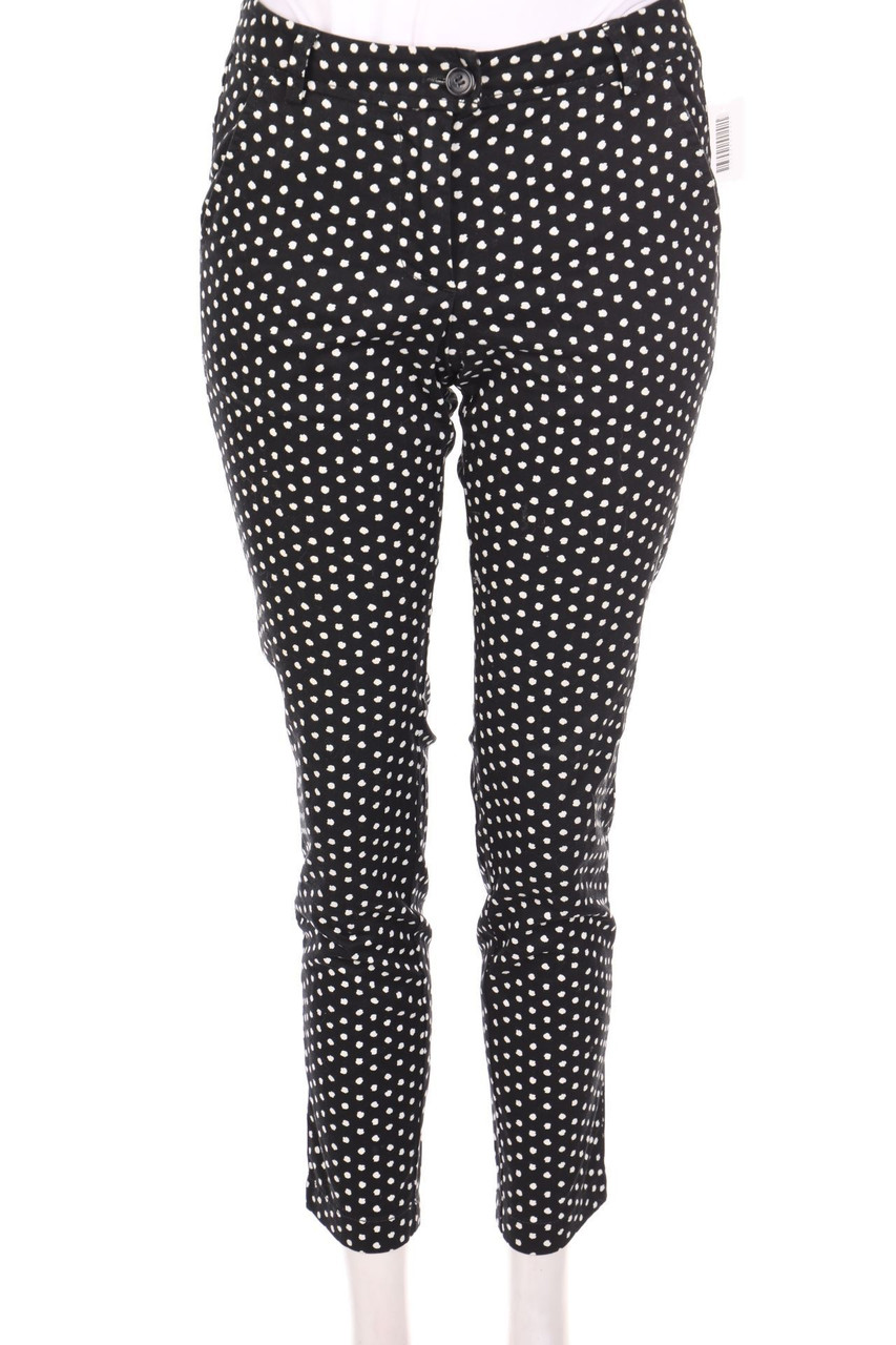 SISLEY - Skinny-Hose mit Punkten - D 32