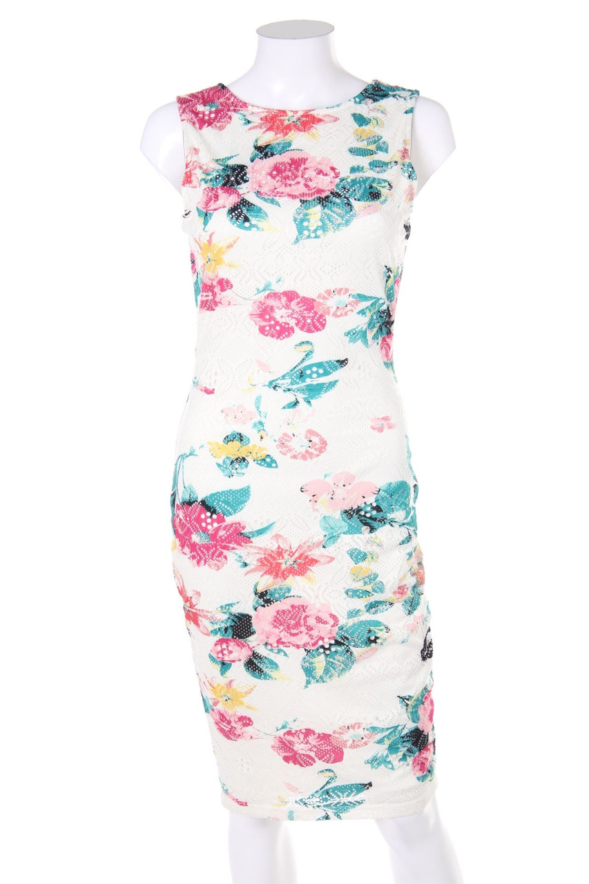 AMISU - Midikleid mit tiefem Rückenausschnitt - D 36