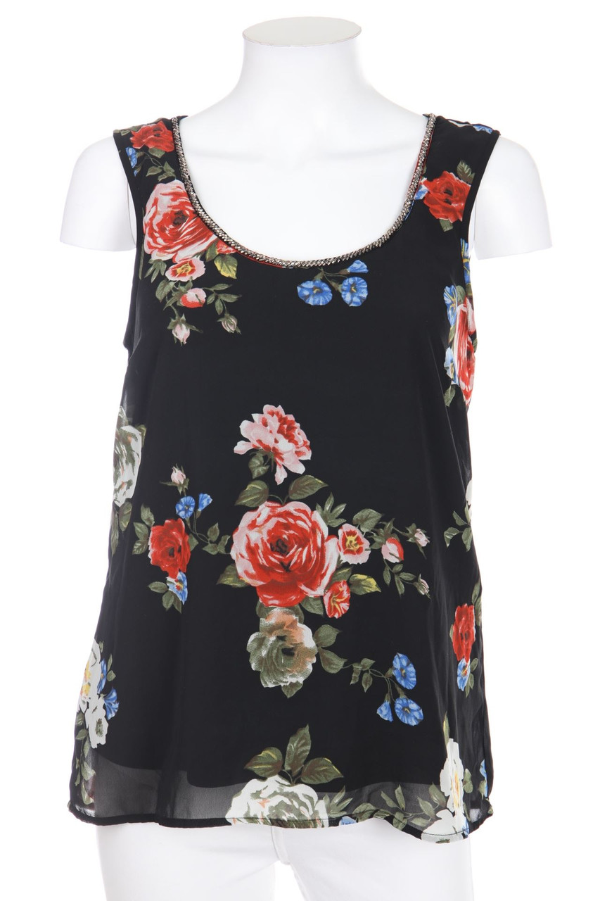 ONLY - Blusentop aus Crêpe mit Perlen - D 36