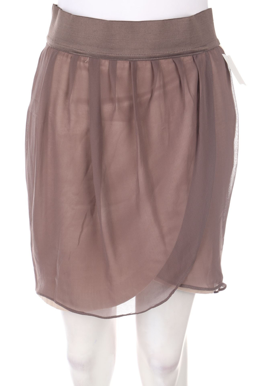 AMISU - Minirock im Layer Look in Wickel-Optik - D 38