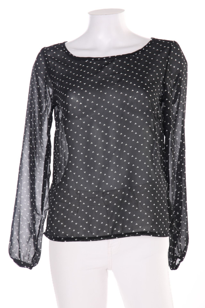 RAINBOW - Chiffon-Blouse with Elastic Band - D 36