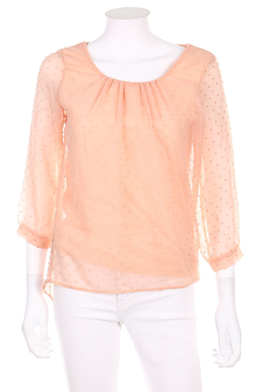 CLOCKHOUSE Elements Collection - Chiffon-Bluse mit 3/4-Ärmel - D 34