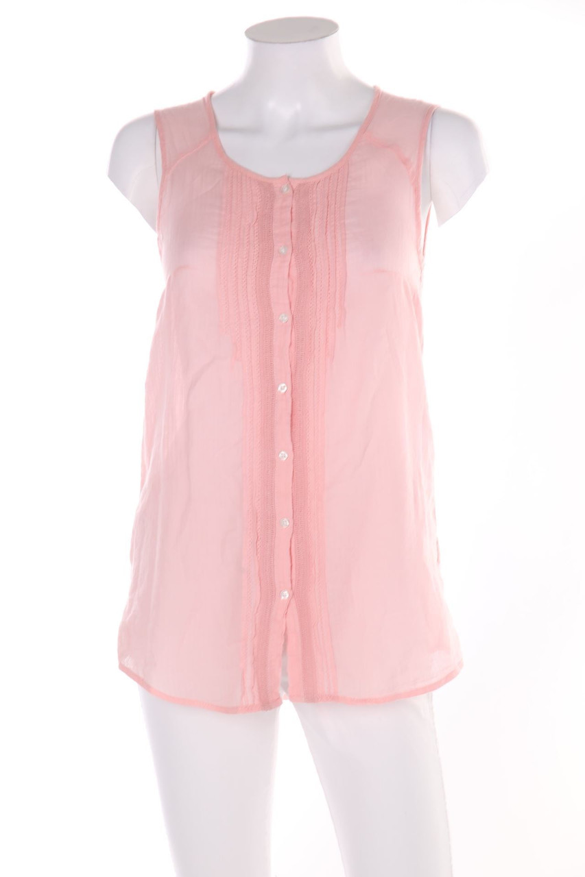 H&M LOGG - Top aus Baumwolle mit Häkelspitze - D 34