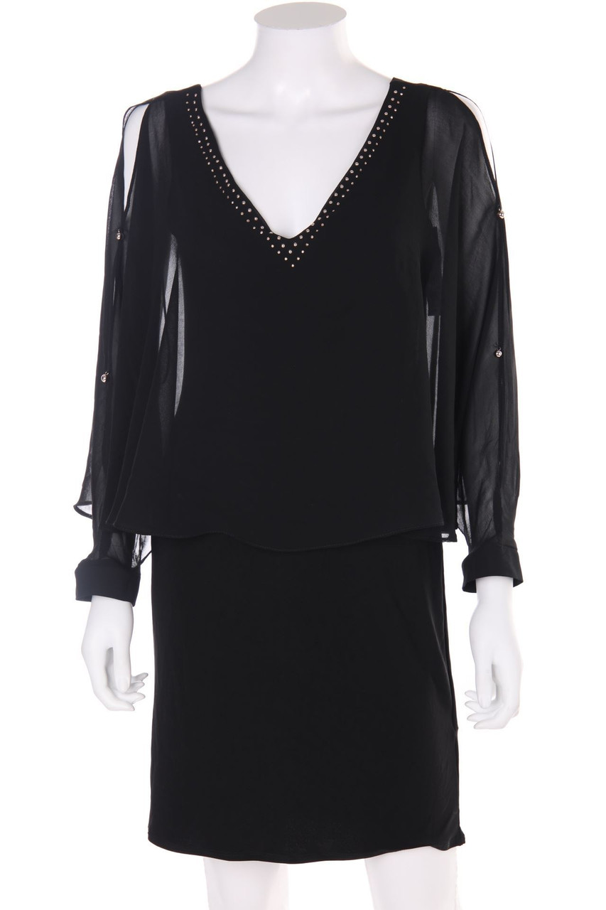 wallis petite - Party-Kleid im Layer Look mit Batwing-Ärmeln - D 36