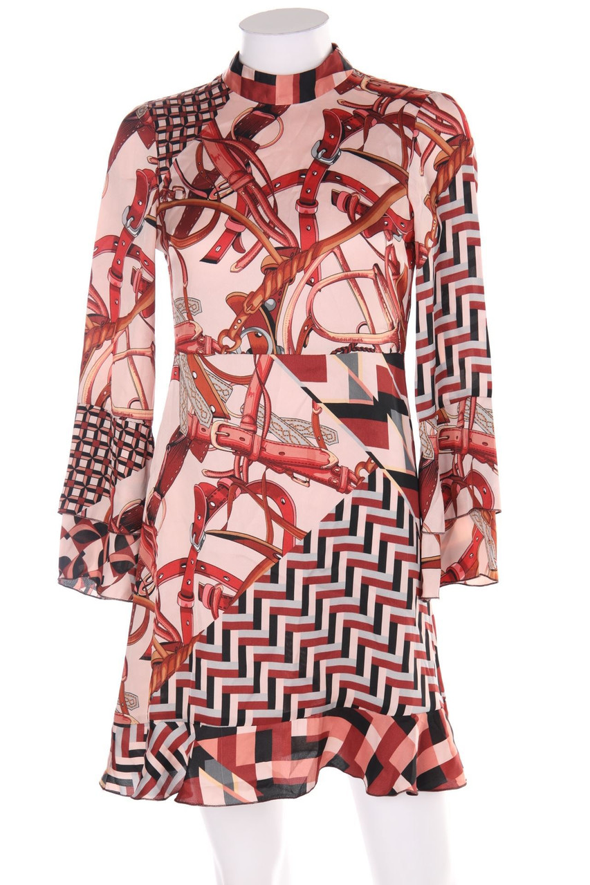 ZARA WOMAN - Skater-dress with Volants - XS