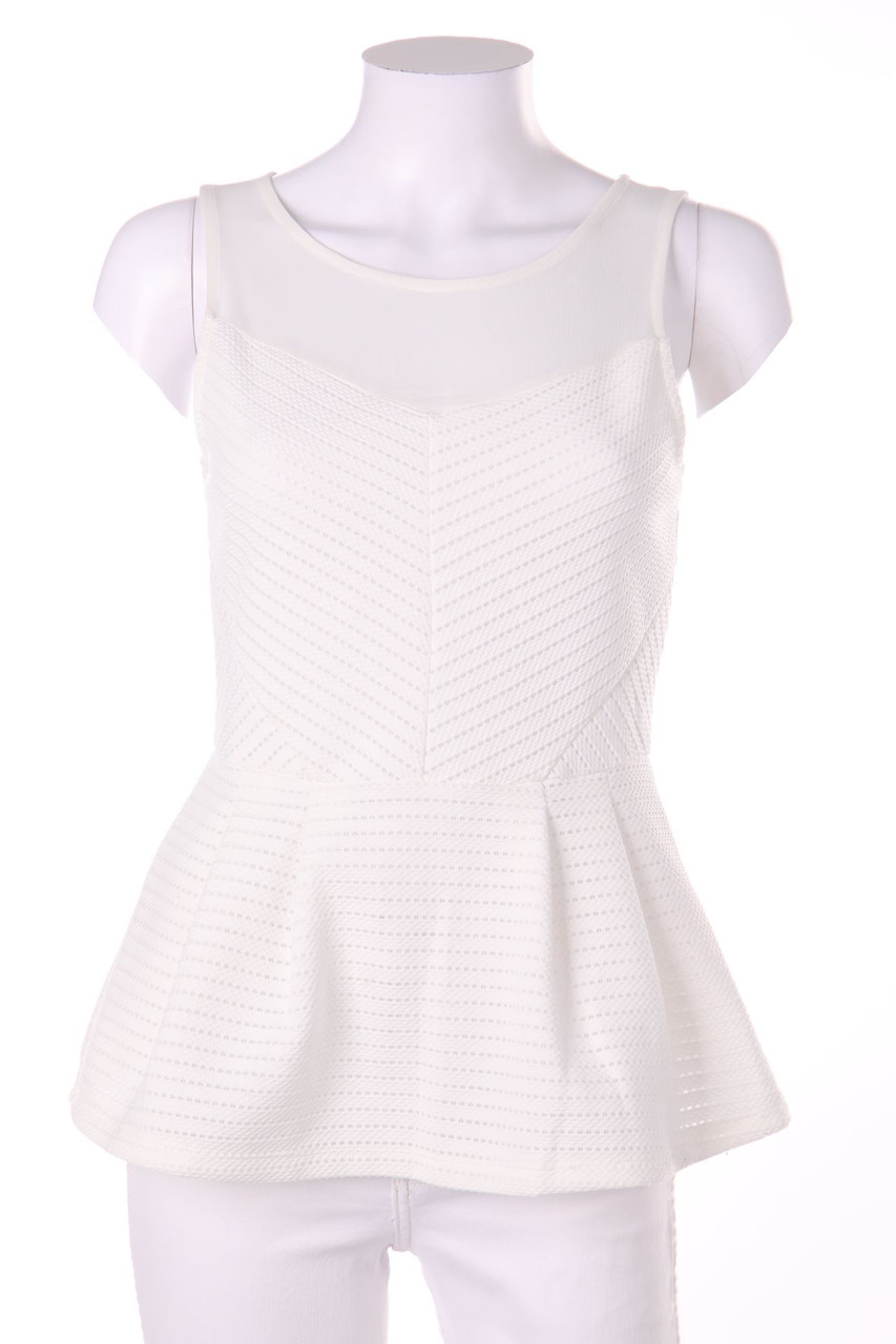 TALLY WEiJL - Blouse Top with Mesh Insert - S