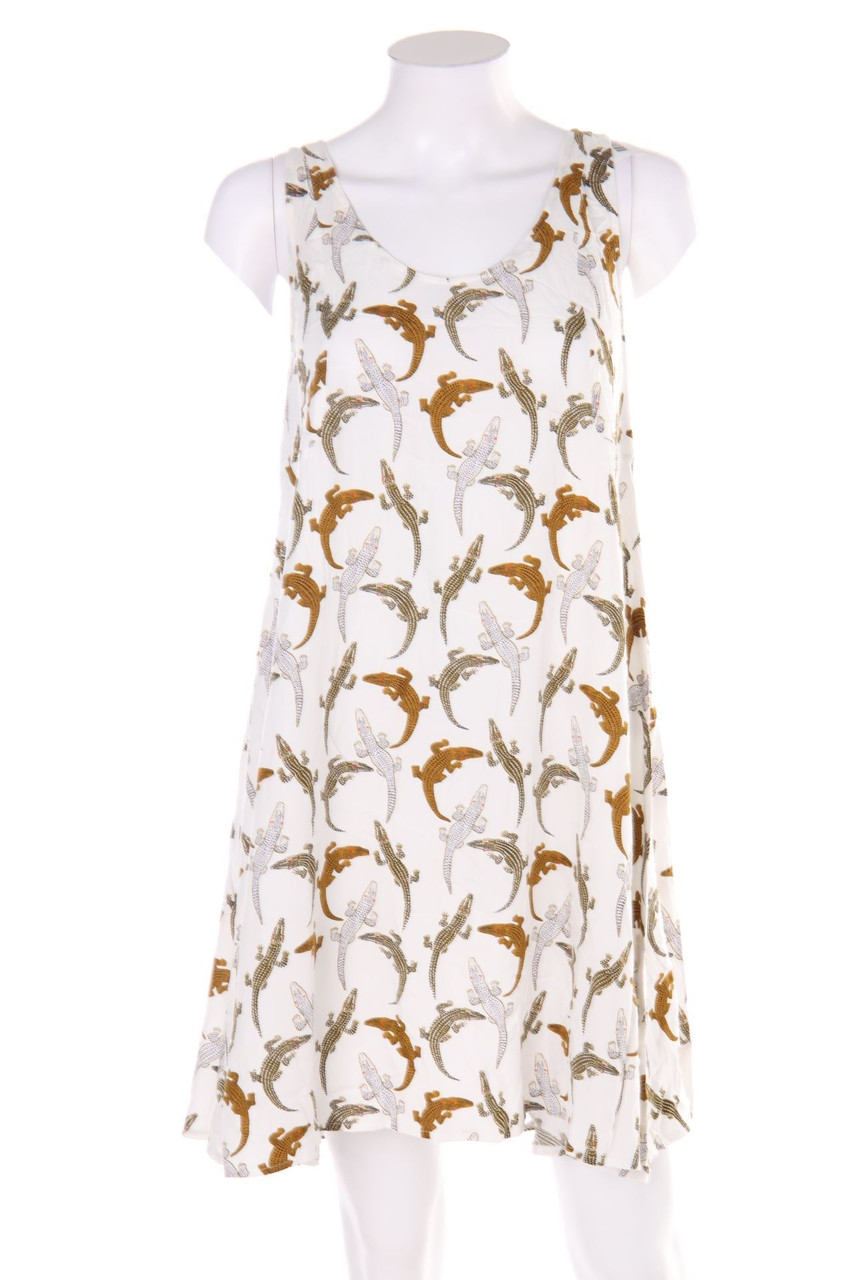 H&M - Kleid in A-Linie mit Print - M