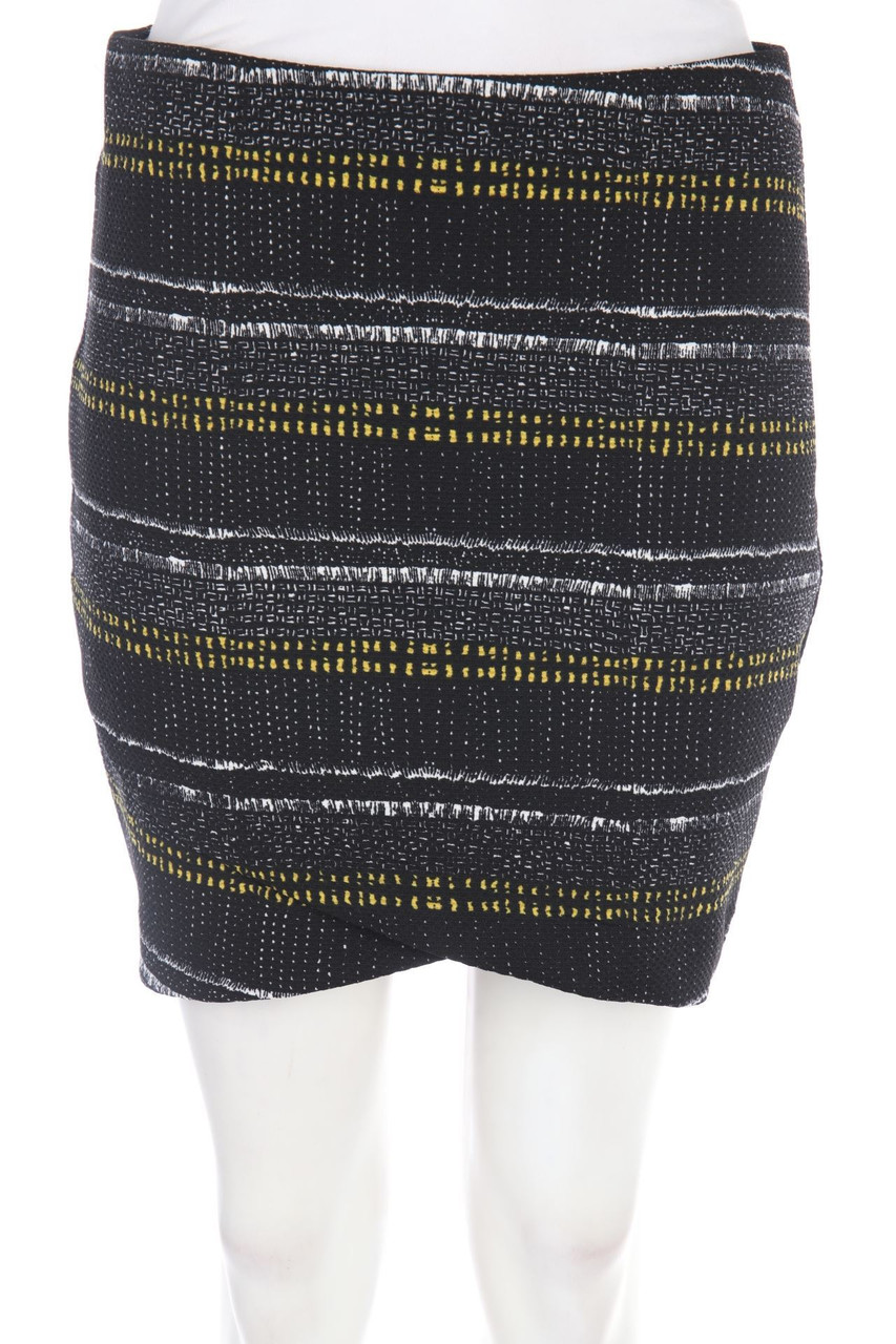 H&M - Minirock in Wickel-Optik mit Print - S