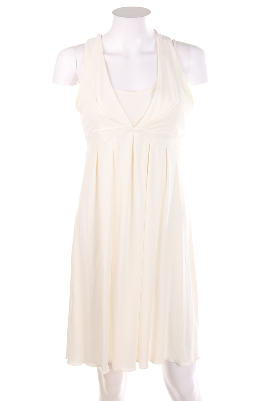 PIETRO BRUNELLI MILANO - Umstands-Party-Kleid im Layer Look mit Falten - S