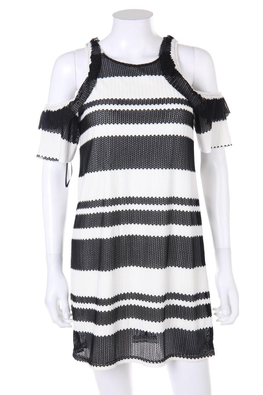 ZARA - Dress with Zig Zag Pattern - S