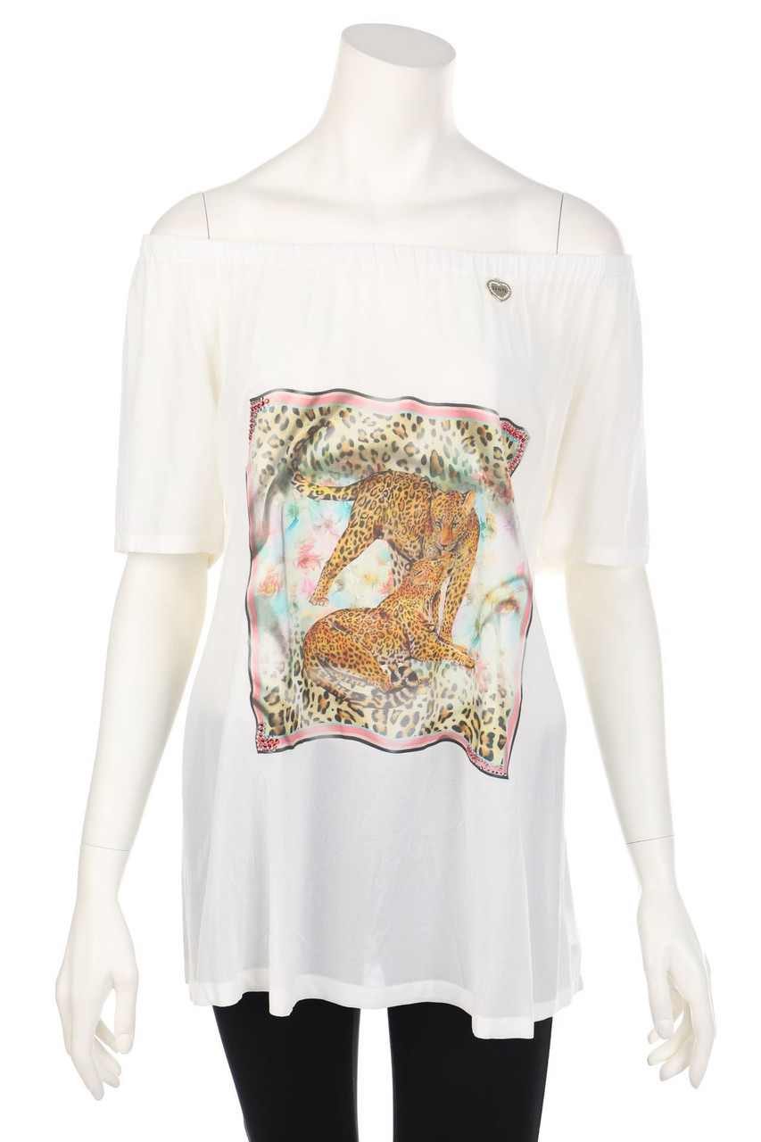 EAN 13 - Cotton Blouse with Print - L