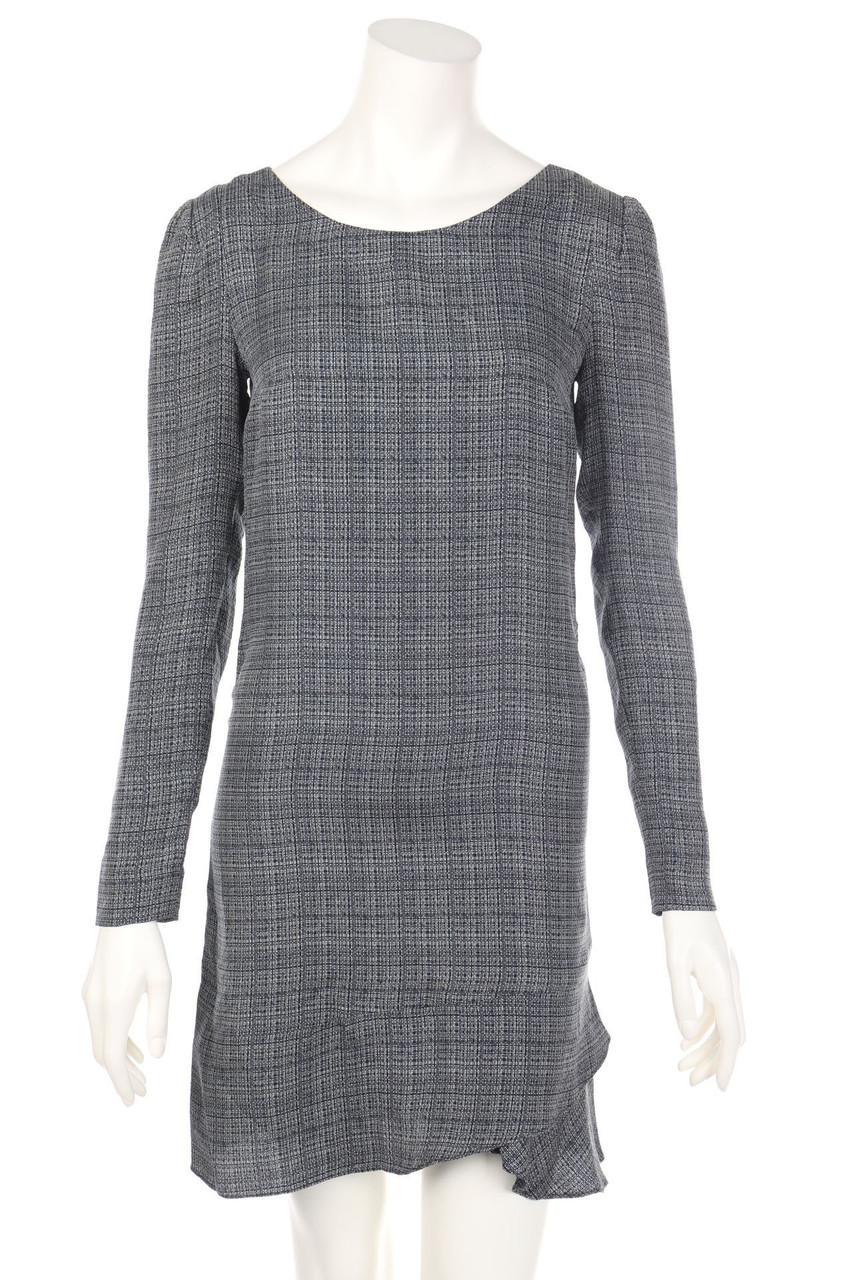 vanessa bruno - Kleid aus Seide mit Volants - D 36