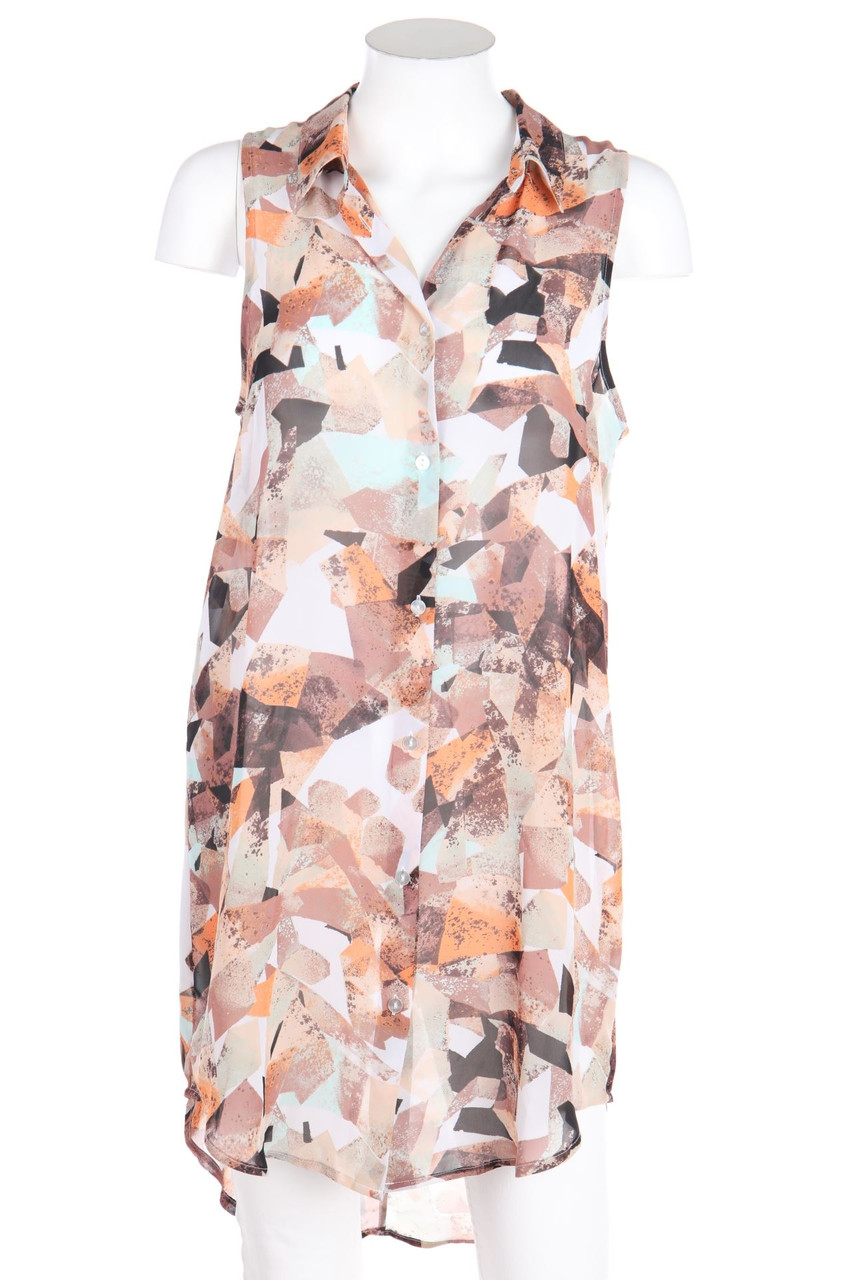 MONKI - Blusentop mit Print - S