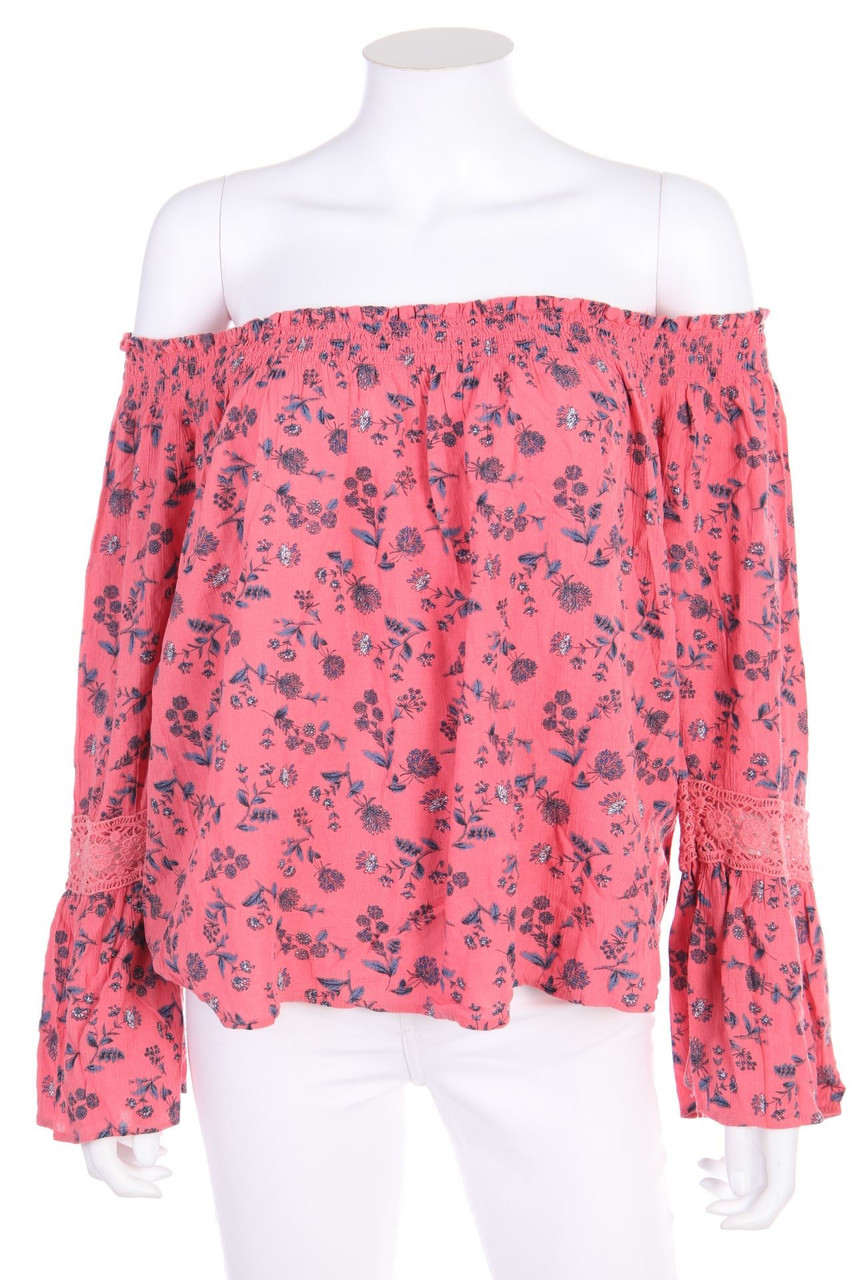 Yessica by C&A - Carmen-Bluse mit Blumen-Print - D 36