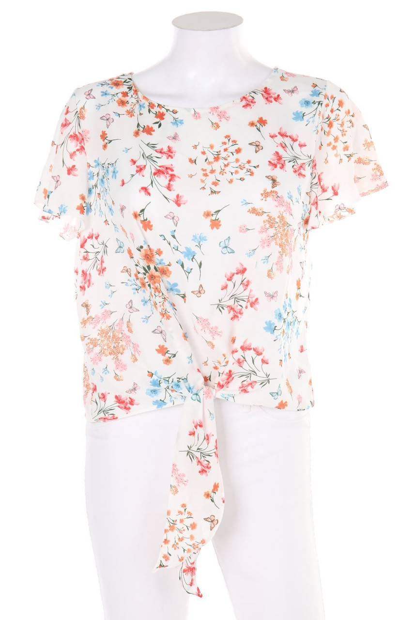 CLOCKHOUSE by C&A - Kurzarm-Bluse zum Knoten - D 40