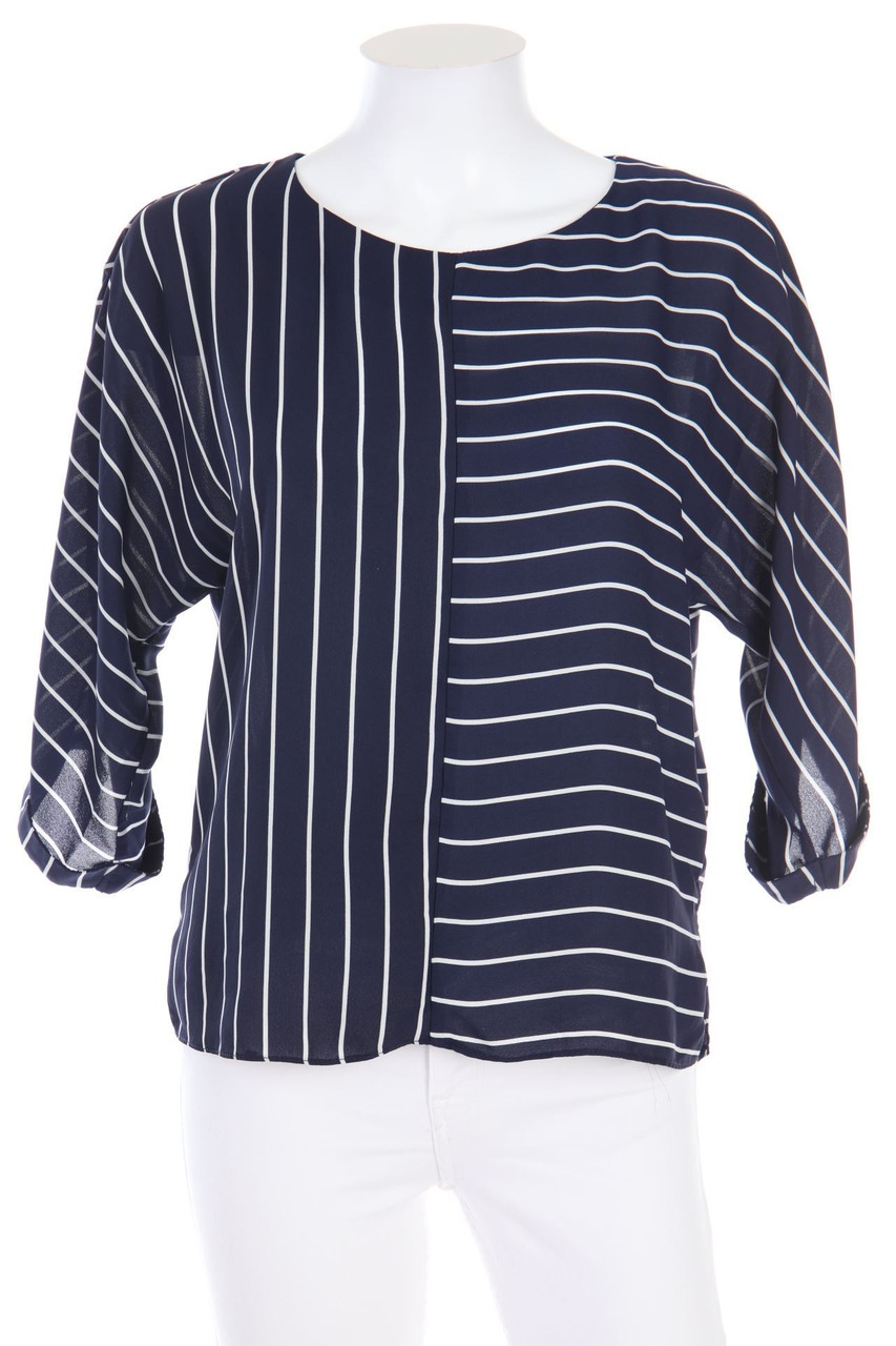 NEW LOOK - Nautical-Bluse mit Streifen - D 36