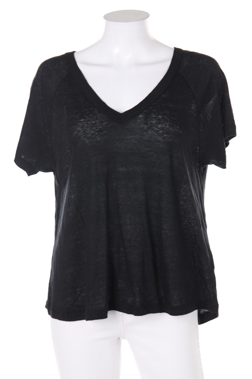 Berenice - Shirt, Linen with Print - M