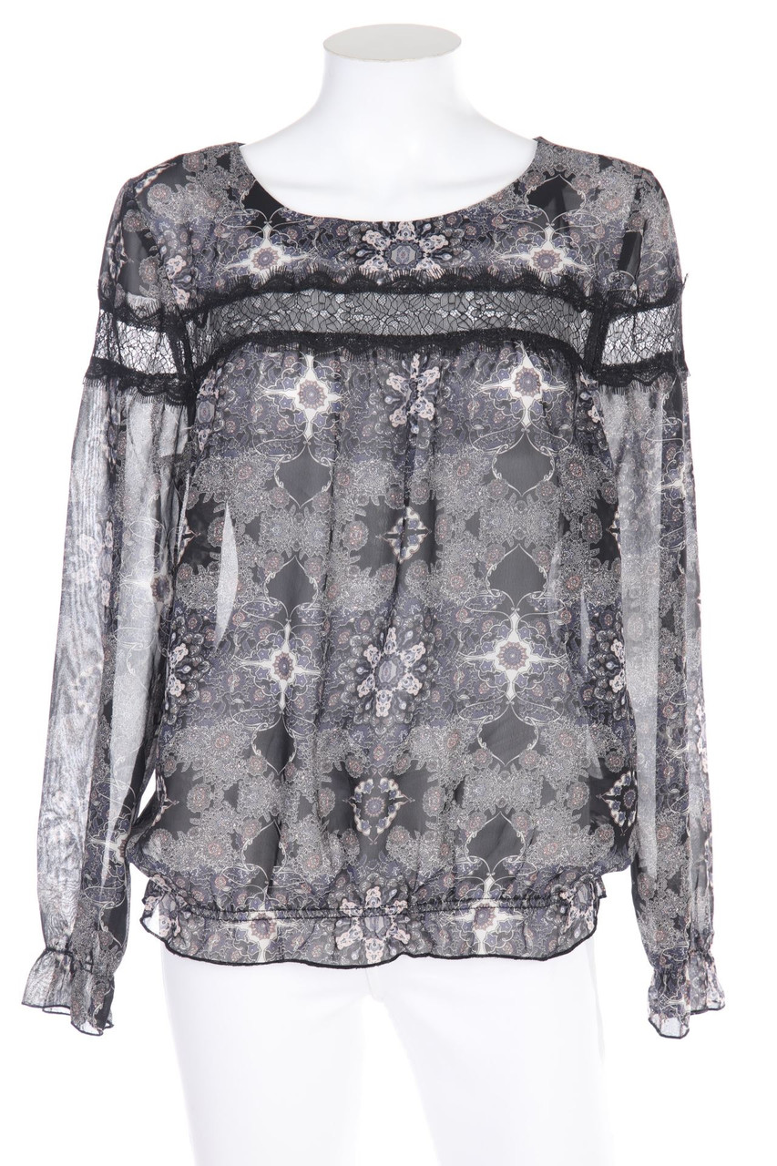 Laura Torelli COLLECTION - Blouse with floral print - D 36