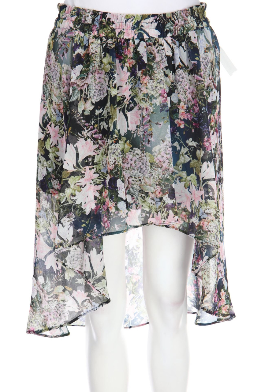 ZARA WOMAN - Vokuhila-Skirt with floral print - S