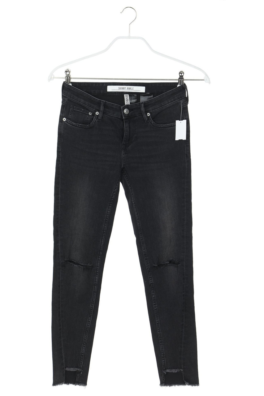 H&M DIVIDED - Destroyed Skinny-Jeans aus Baumwoll-Mix - D 36