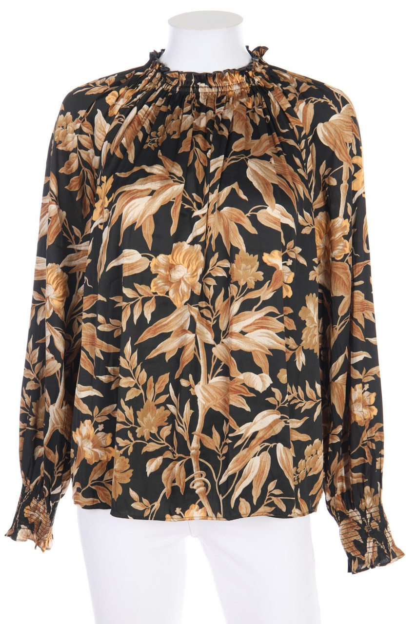 H&M - Oversize-Bluse mit Blumen-Print - D 40