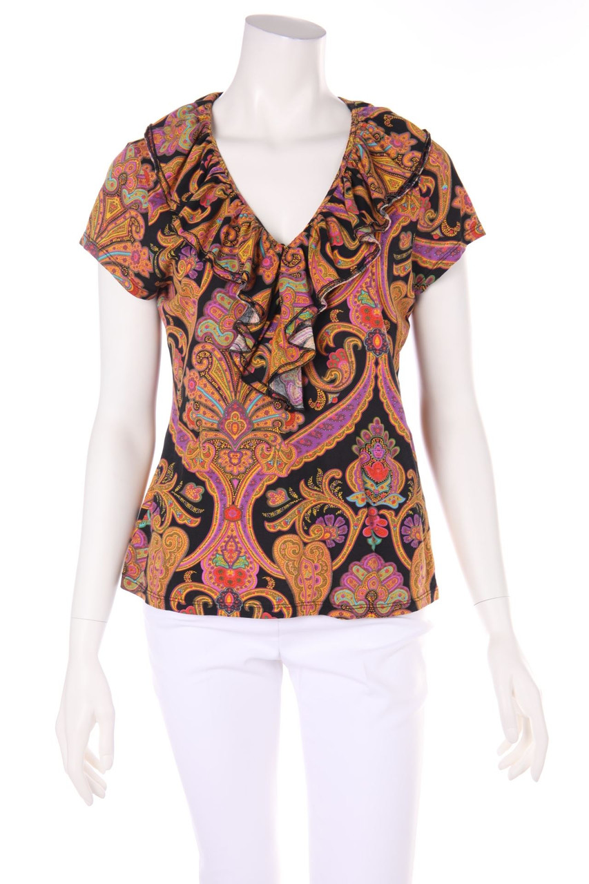 LAUREN RALPH LAUREN - Shirt mit Paisley-Print - M