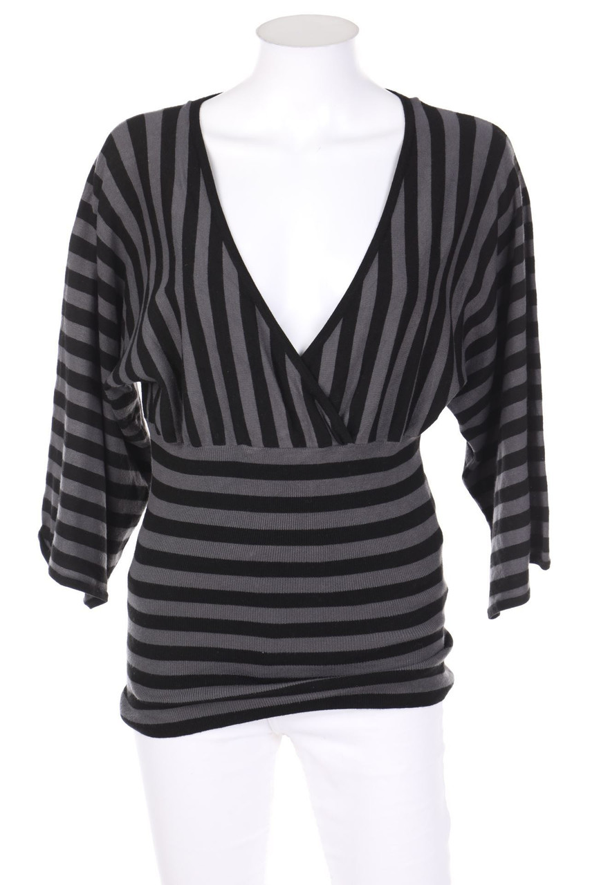 H&M - Strick-Pullover mit Streifen - L