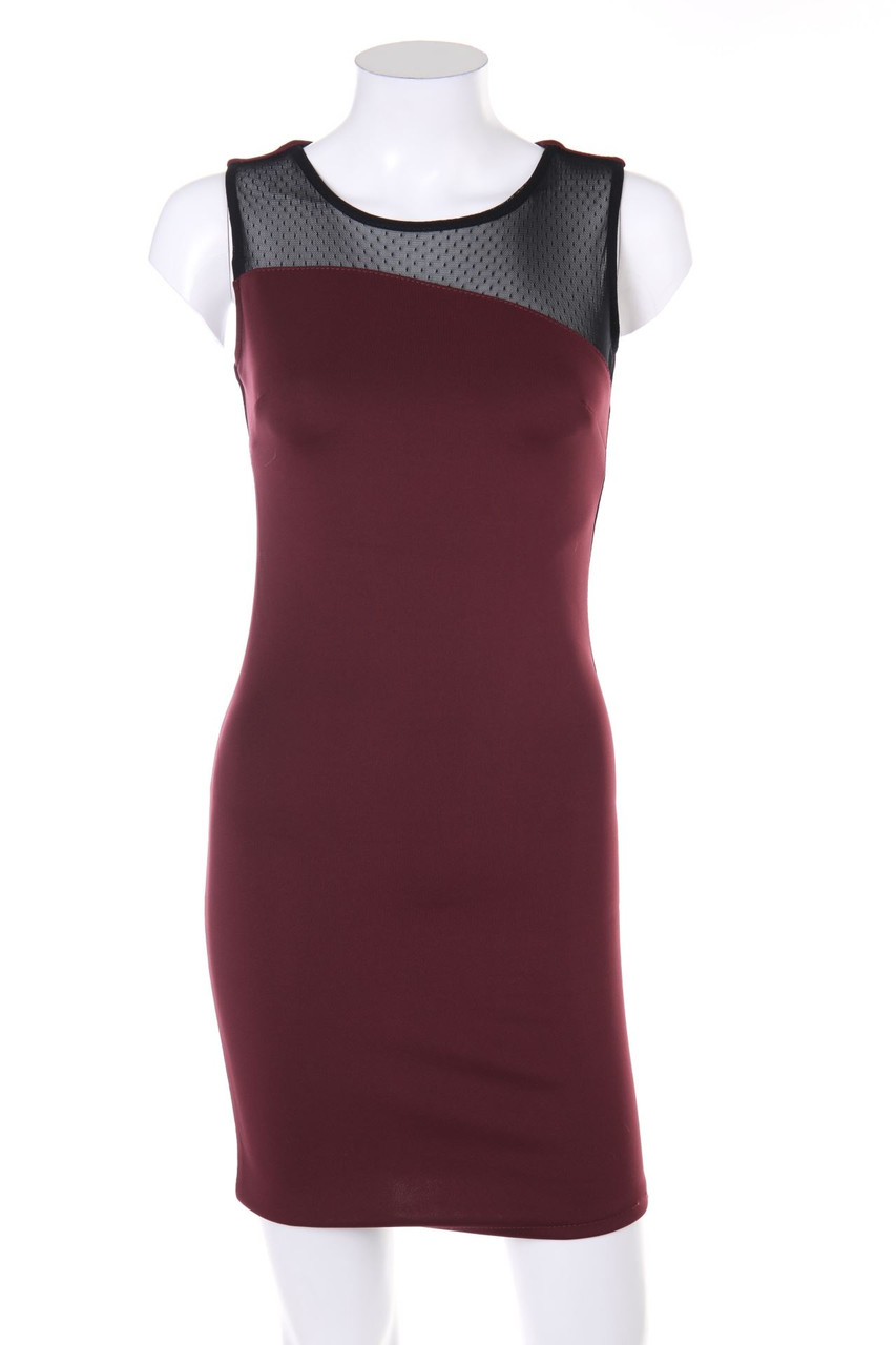 TOUT FEU TOUT FEMME - Party-Kleid mit Mesh-Einsatz - S