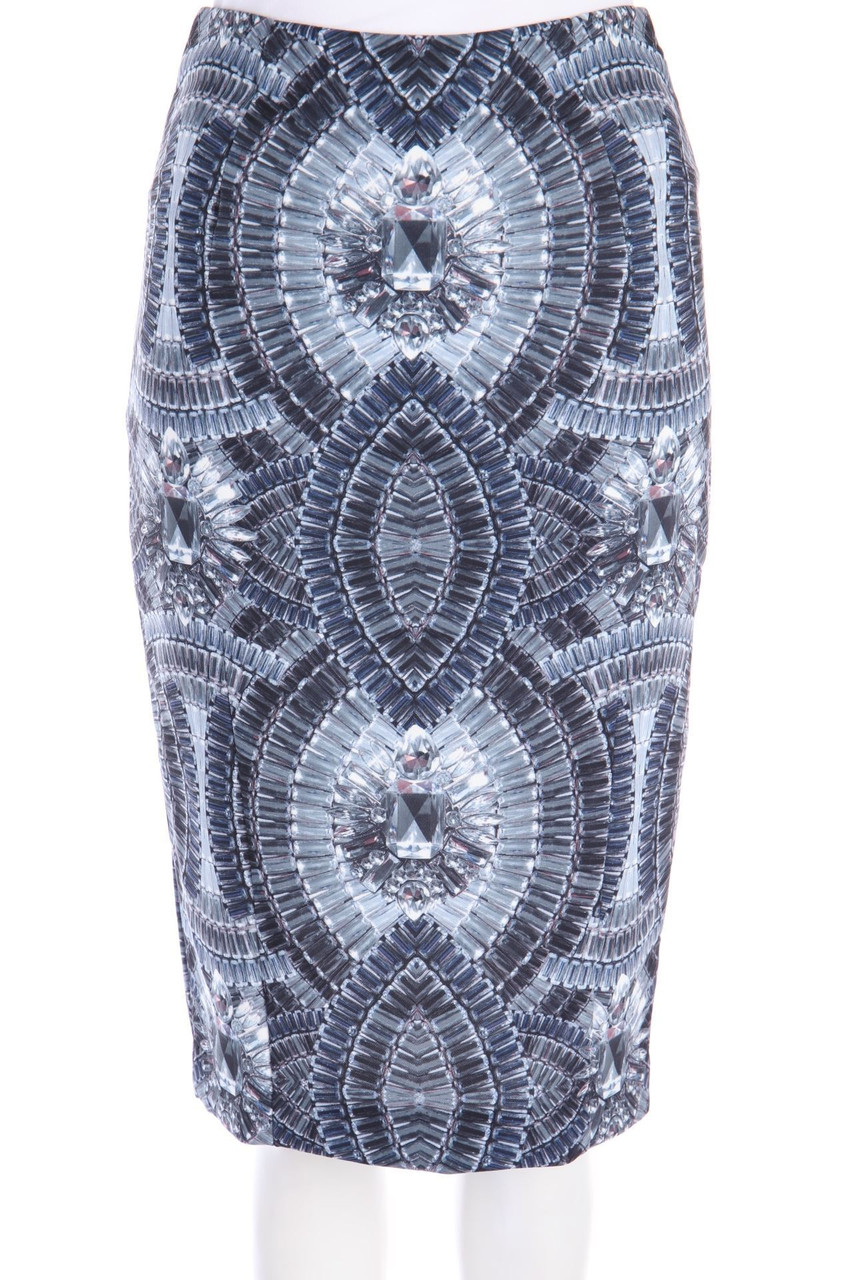 H&M - Rock mit Print - D 36