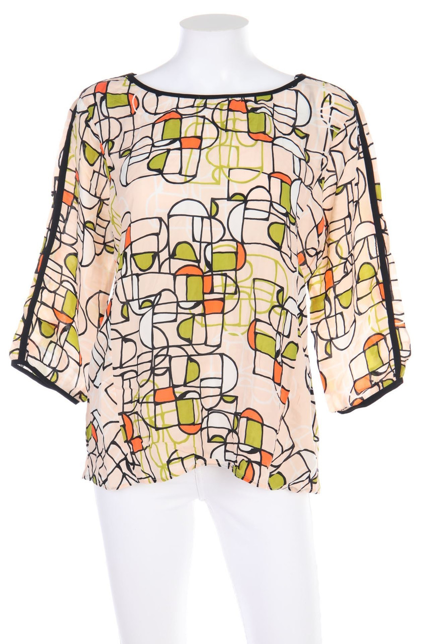 expresso - Blouse with 3/4 Sleeve with Print - D 40