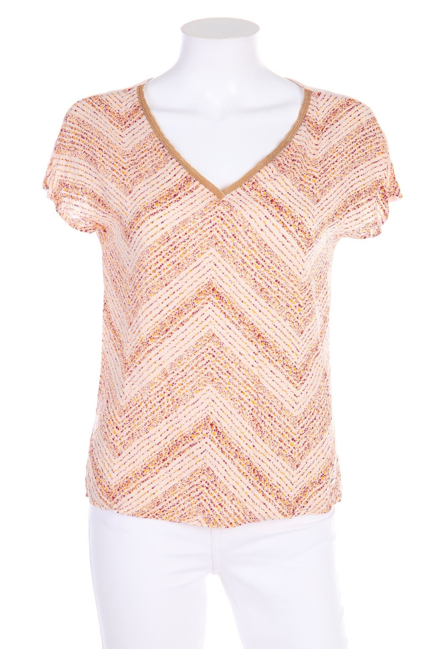 MANOR woman - Shortsleeve-Shirt with Print - S