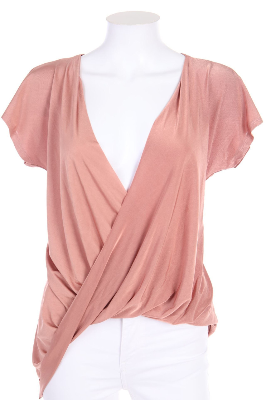 NEW LOOK - Shirt mit Drapierung - D 34