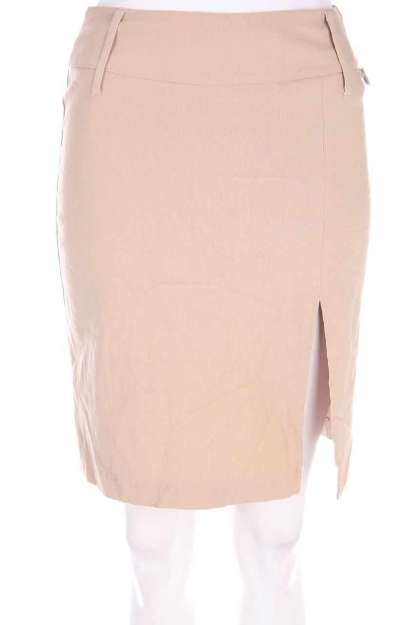 ONLY - Stretch-Minirock mit Schlitz - D 34