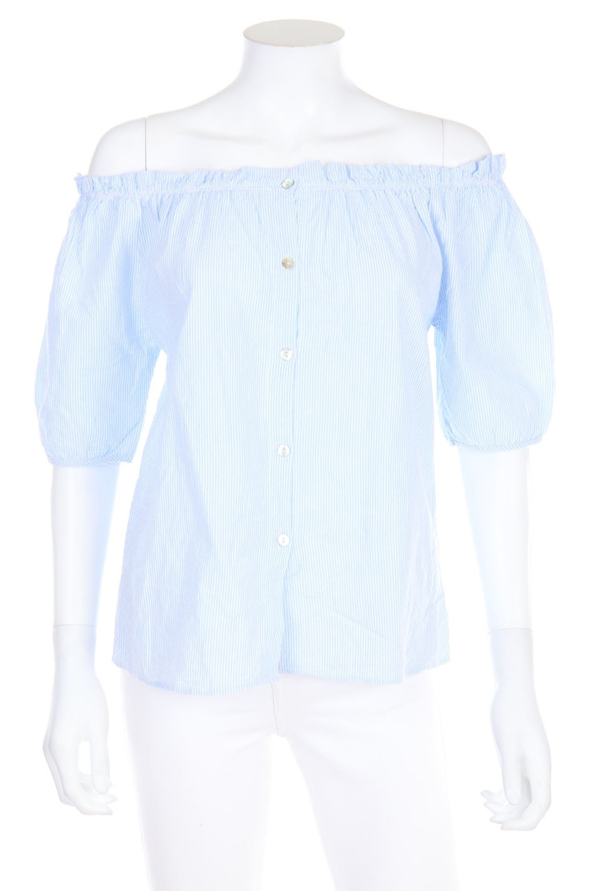 Chicorée - Off-the-shoulder blouse with Stripes - S