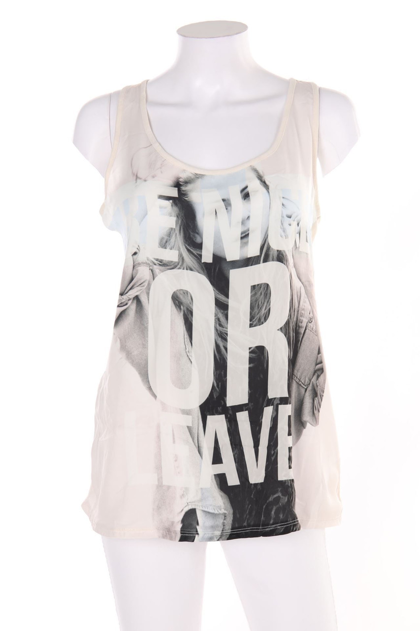 TOM TAILOR Denim - Blusentop mit Foto-Print - M