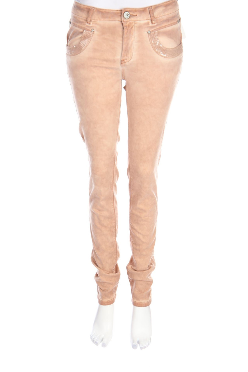 Buena Vista - Garment Dyed-Skinny-Jeans mit Logo-Plakette - XS