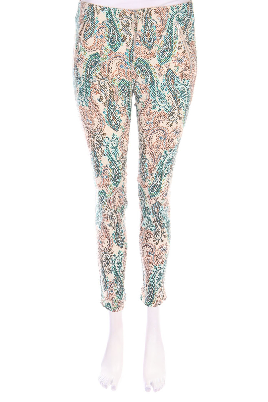 ZARA - Skinny-Hose mit Paisley-Print - XS
