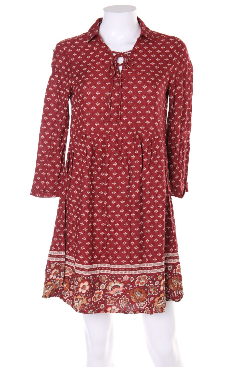 CLOCKHOUSE by C&A - Print-Tunikakleid mit Schnürung - D 36