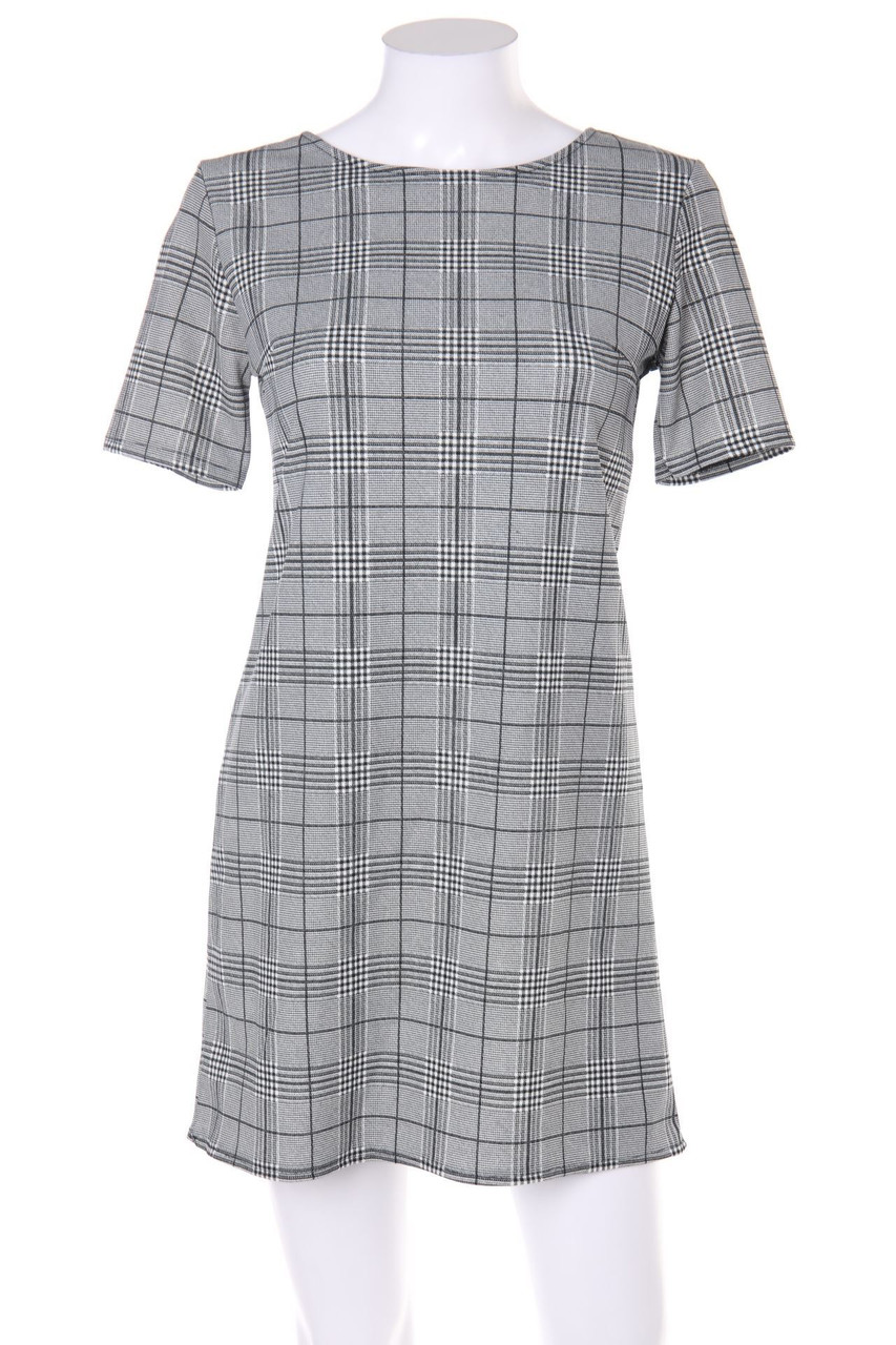 zebra - Dress, Checked - S