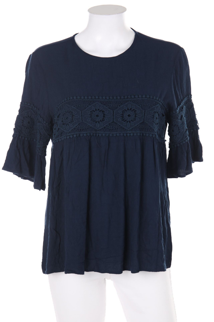 KOTON - Blouse with 3/4 Sleeve with Lace Insert - D 36