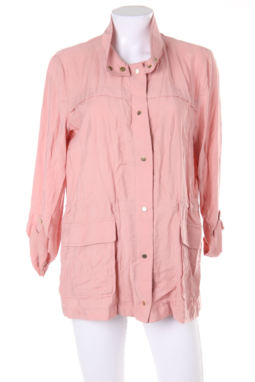 ZARA - Jacke aus Viskose-Mix mit aufgesetzten Taschen - M